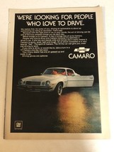 1976 Chevrolet Camaro Vintage Print Ad pa7 - $12.86