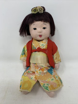 Vintage Antique 1960s Ichimatsu Gofun Japanese Baby Doll 7.5” Tall - £53.08 GBP