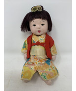 Vintage Antique 1960s Ichimatsu Gofun Japanese Baby Doll 7.5” Tall - £52.28 GBP