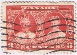 Stamps Canada #213 3 Cent Red Coronation Used - $0.98