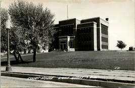 RPPC Courthouse Lake Andes, South Dakota SD UNP Postcard Q16 - $30.24