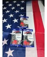 3 Packs Eagle Claw L841 Beaded Leader 2 Drop Monofiliament 19&quot; 2 Pack White - $17.63 CAD