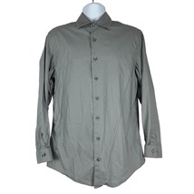Kenneth Cole Reaction Men&#39;s Slim Fit Stretch Button Down Dress Shirt Size M - £11.67 GBP
