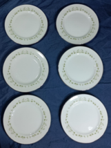 Sheffield Fine China Elegance 502 6 Salad Bread and Butter Plates 6 1/4&quot;... - £12.45 GBP