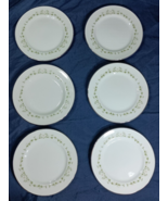 Sheffield Fine China Elegance 502 6 Salad Bread and Butter Plates 6 1/4" Japan - $15.67