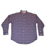 Vintage Tommy Hilfiger Shirt Mens XL Blue Classic Plaid Embroidered Ches... - $48.79 CAD