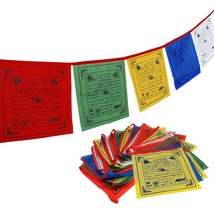 Anley Tibet Buddhist Prayer Flag Traditional Five Elements - Wind Horse ... - £18.86 GBP
