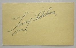 Tommy Holmes (d. 2008) Signed Autographed Vintage Government Postcard GP... - $276.65 MXN