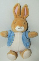 Peter Rabbit Plush Classic Kids preferred blue jacket thermal pink ears feet - $17.81
