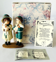 Jan Hagara Larry &amp; Lesley Porcelain Miniature Figurine M11340 Box Story ... - $19.34