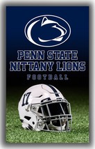 Penn Football Team Memorable Flag 3x5ft Lions Helmet New Vertical Banner - $335.24 MXN