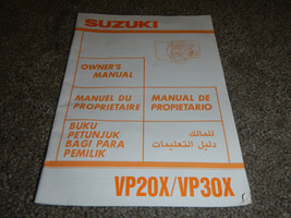 1992? 92 Suzuki VP20X VP30X Vp 20 30 Owner Owners Owner&#39;s Manual - £10.37 GBP