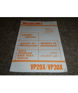 1992? 92 SUZUKI VP20X VP30X VP 20 30 OWNER OWNERS OWNER&#39;S MANUAL - €11,24 EUR