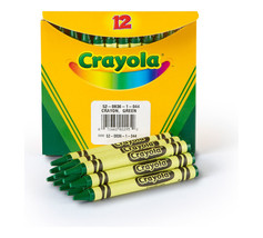 Crayola Green Bulk Crayons, 12 Count - £13.93 GBP