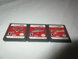 Group of 3 Nintendo DS Games All Cars &amp; Race O Rama &amp; Mater National All 3 Games - £11.72 GBP