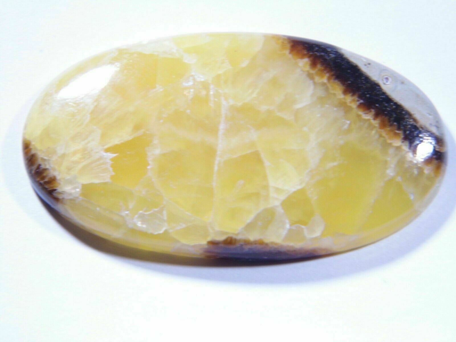 22.24Ct 29x13x7mm Free Form Septarian Natural Cabochon Wire Wrap/Jewelry... - $2.69+