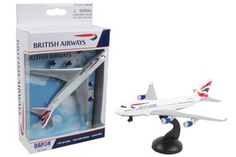 5.75 Inch Boeing 747 British Airways 1/484 Scale Diecast Airplane Model - $19.79