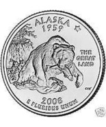 2008-P ALASKA GEM UNCIRCULATED STATE QUARTER - £2.45 GBP