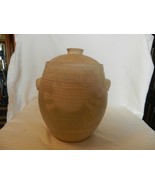 Light Tan Colored Clay Cookie or Candy Jar by Steve Goodman 8.5&quot; Tall - $57.00