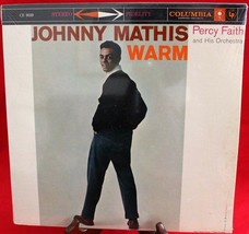 Columbia stereo LP #CS8039 - Johnny Mathis &amp; Percy Faith Orchestra - &quot;Warm&quot; - £3.09 GBP