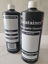 Set of 2 Delta 1 Datatainer Darkroom Chemical Storage Bottle 32 fl oz / 0.9 L - £12.19 GBP