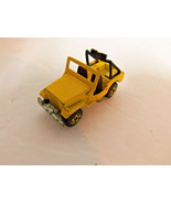 Vintage Tomica Mitsubishi H-J58 #25 Tomy Yellow Jeep Made in Japan - $49.45