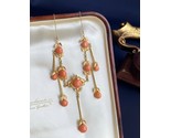 Magnificent Antique Italian Gold &amp; Coral Art Nouveau Necklace - $2,029.50