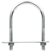 Hardware Essentials 320836 Steel Zinc Flagged U-Bolt 1/4&quot; X 3-1/2&quot; X 2&quot; - $14.41