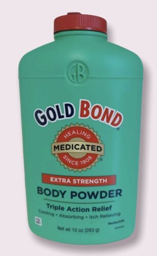 Gold Bond Extra Strength Medicated Body Powder TALC Original Formula 4 oz  (3)