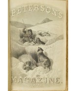 Vintage HB Book PETERSON MAGAZINE 1874 Full Year Plate Patterns Engravings - £155.76 GBP