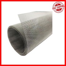 High-Strength Stainless Steel Mesh Screen 15.7&quot;x47.2&quot; for Windows &amp; Gard... - $23.27