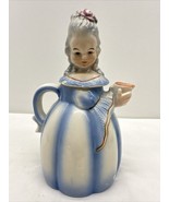 ANTIQUE ERPHILA  E &amp; R GERMANY LADY FIGURE TEA POT # 6710 W/ Defects - $27.71 CAD