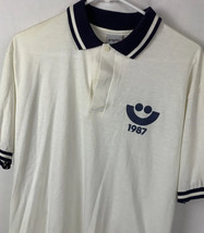 Vintage Summerfest Shirt 1987 Milwaukee Polo Shirt Promo XL USA 80s 90s - £23.52 GBP