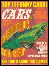 HI-PERFORMANCE Cars Magazine March 1971-CAMARO-NHRA Fn - £32.03 GBP