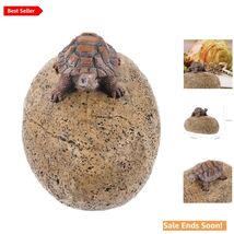 Outdoor Turtle Fake Rock Key Hider Waterproof Garden Security Decor Ligh... - $31.63