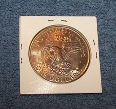 1971 D Eisenhower Ike One Dollar Metal Coin-Eagle Landing Back-Lot 6 - £10.77 GBP