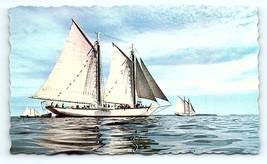 Postcard Schooner Mary Day Maine Sailing Cruise Windjammer Sailboat Ship Boat - £3.16 GBP