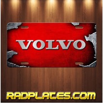 VOLVO Inspired Art on Simulated Steel Aluminum License Plate Tag - £14.29 GBP
