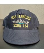 Vintage USS TENNESEE SSBN 734 Snapback Navy Hat Submarine USA * Rare Mis... - $706.24 MXN