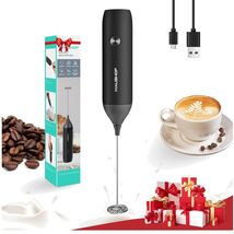 Lightweight Rechargeable Milk Frother - Perfect for Lattes, Cappuccinos ... - $24.70