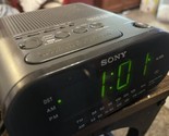 Sony ICF-C218 Dream Machine Black AM/FM Alarm Clock Radio - Tested and W... - $15.83