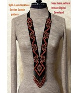 Bead loom pattern Split-Loom Necklace Gerdan, Beading Loom Stitch, PDF Fail - $16.27 CAD