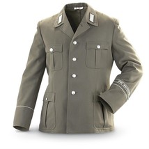 Authentic East German Army Issued NVA Wachbataillon Dress Tunic Gray M-XL - $34.82