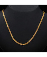 22cts Hallmark Unique Gold 21inch Snake Chain Step Mother Gift Gift For ... - £2,363.09 GBP