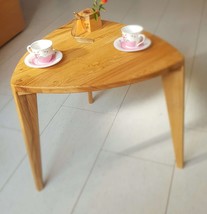 Oak table, height 45 cm-18&quot; , width 40 cm-15&quot;, three legged, Oak stand, Night st - £239.00 GBP