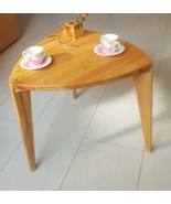 Oak table, height 45 cm-18&quot; , width 40 cm-15&quot;, three legged, Oak stand, ... - £235.12 GBP