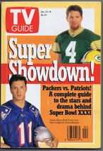 ORIGINAL Vintage January 25 1997 TV Guide No Label Super Bowl XXX Brett Favre - £11.60 GBP