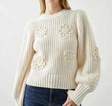 Rails romy sweater in Ivory Crochet Daisies - £80.80 GBP