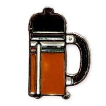 Coffee Lapel Pin: French Press - £10.14 GBP