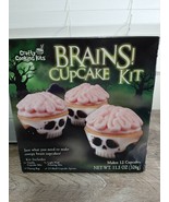 Crafty Cooking Kits, Brains Cupcake Kit. Makes 12 cupcakes. Vanilla cake... - $22.65